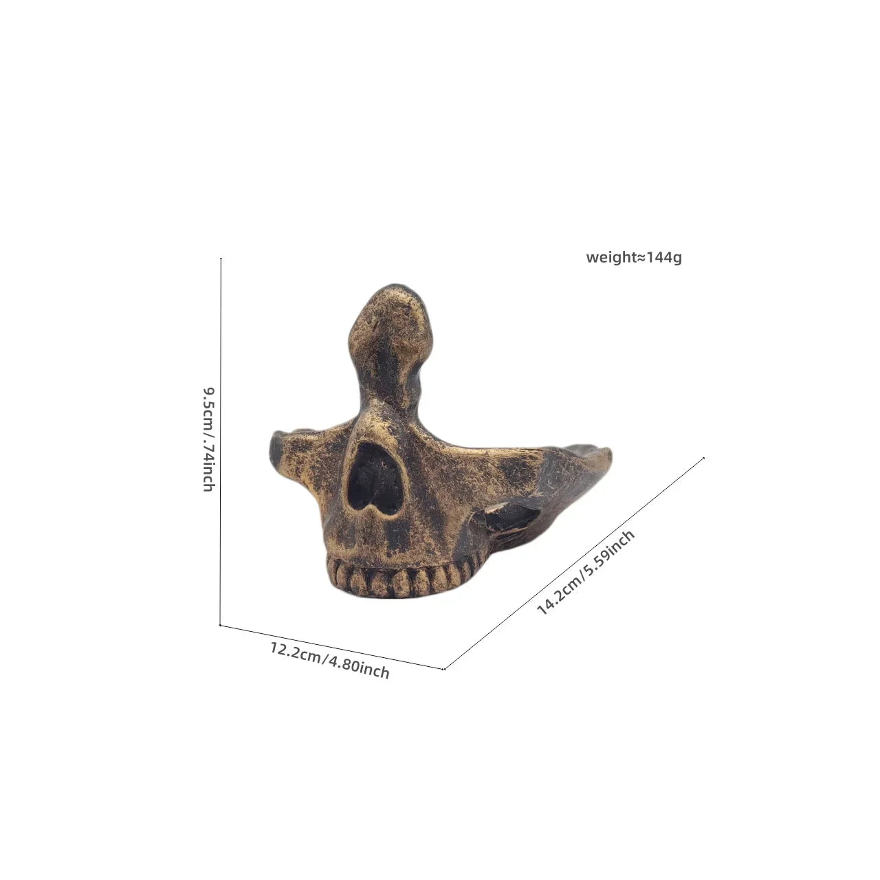 Mobile Phone Holder Creative Skull Glasses Storage Stand Jewelry Organizer Rack Art Home Decoration Resin Table Ornaments Gift