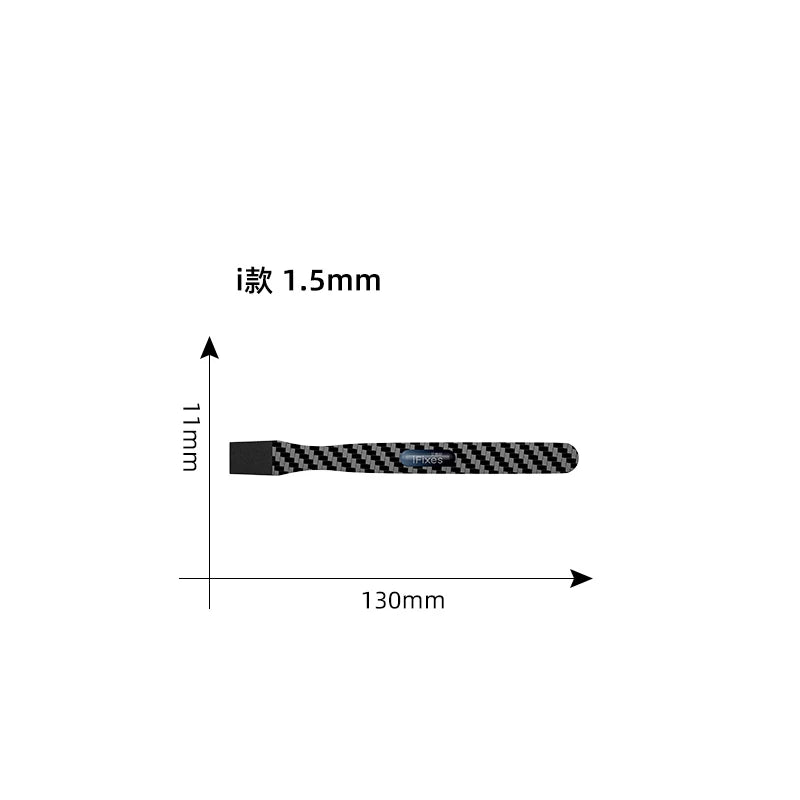 iFixes Carbon Fiber Non-magnetic Anti-static Pry Card No Hurt Mobile Phone LCD Screen Disassembly Battery Removal Pry Scraper