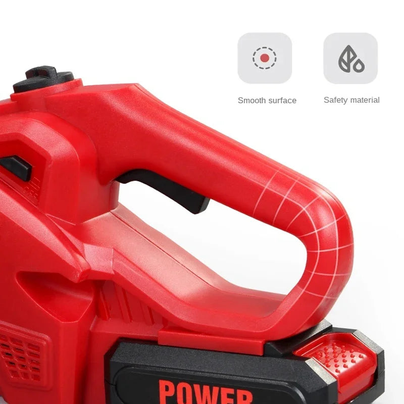 Children Electric Toolbox Pretend Play Toys Baby Simulation Tools Repair Lawn Mower Saw Hair Dryer Toy Maintenance Tool for Kid