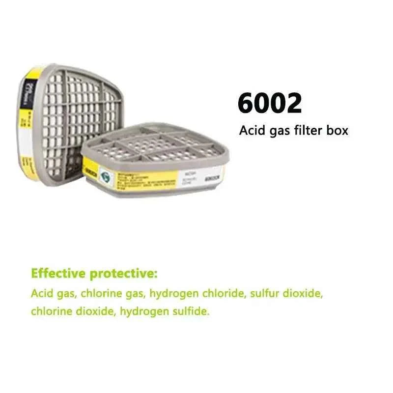 6001 6002 Cartridge 5N11 Cotton Filter Set for 3M 6200 7502 6800 Respirator Dust Gas Chemical Painting Spraying