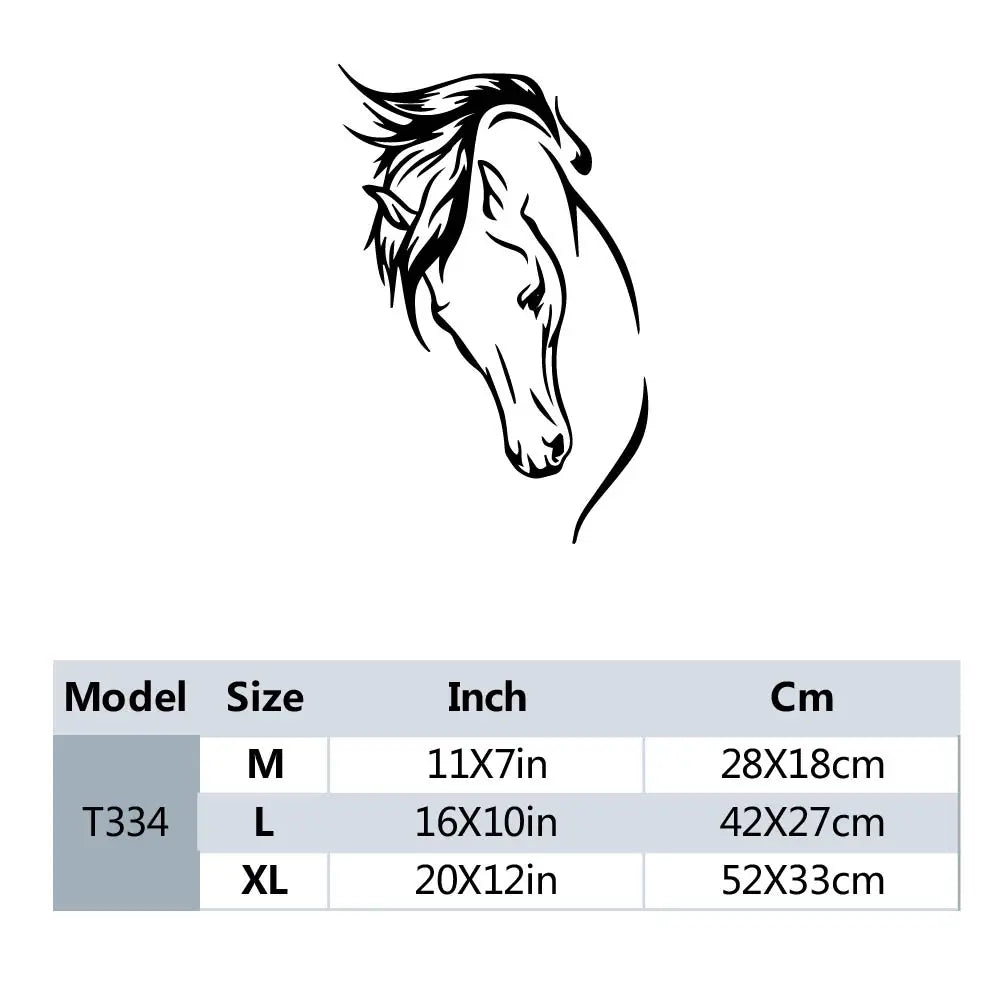 Horse Home Decoration Accessories For Bedroom Decoration Background Wall Art Decal Drop Shipping