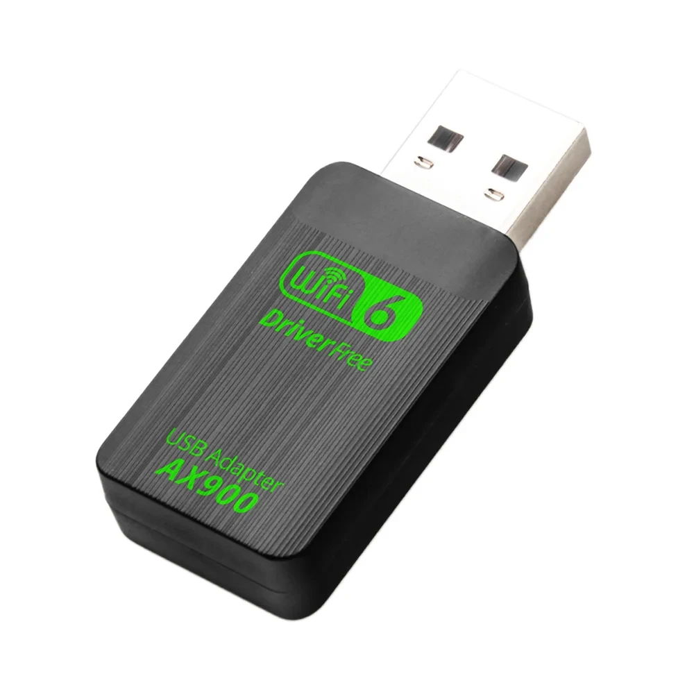 900M USB WIFI 6 Adapter Dual Antenna 600M Network Card AX900 Dual Band 2.4G 5G WiFi Adapter for PC Laptop Tablet Controller
