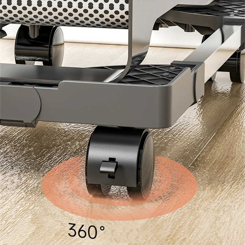 Computer Tower Stand, Adjustable Mobile CPU Stand,  Pc Floor Riser Stand，CPU Holder PC Tower Stand with Rolling Caster Wheels