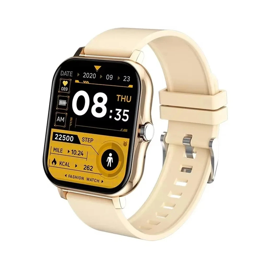 LAXASFIT 2025 New Fashion Smart Watch 1.85-inch HD Screen Bluetooth Calling Smartwatch for Men and Women Holiday Gift