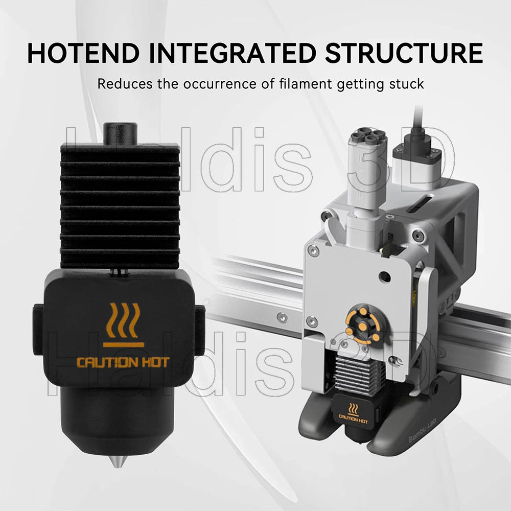 Hotend Kit For Bambu Lab A1/A1 Mini 0.2/0.4/0.6/0.8mm Fast Speed Hardened Steel Nozzle Hot End Assembly For A2L Replacement Part