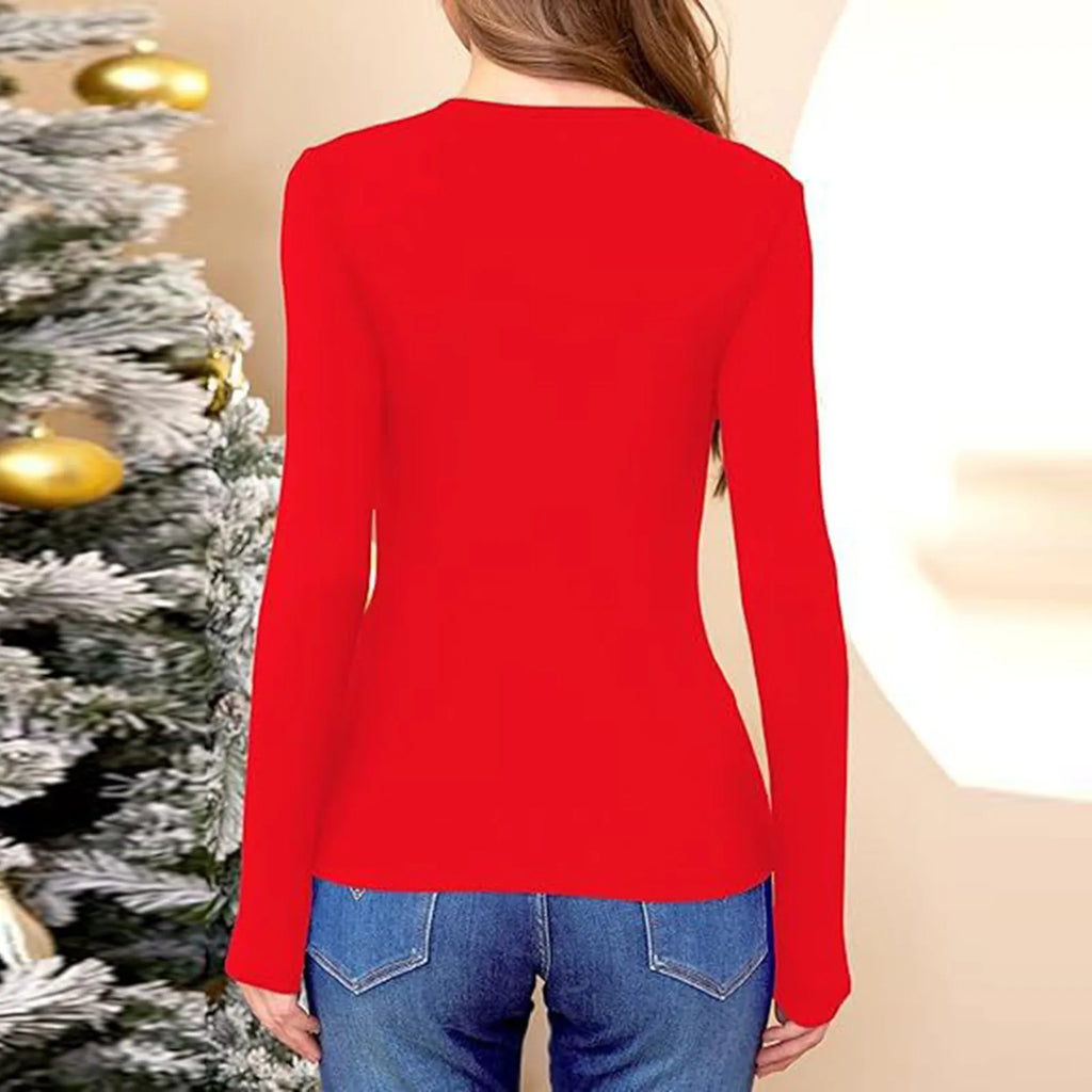 Spring Autumn Women's Long Sleeve T-Shirt Fashion Casual Front Hollow Slim Sexy Top Female Slim Bottoming Shirt Pullover