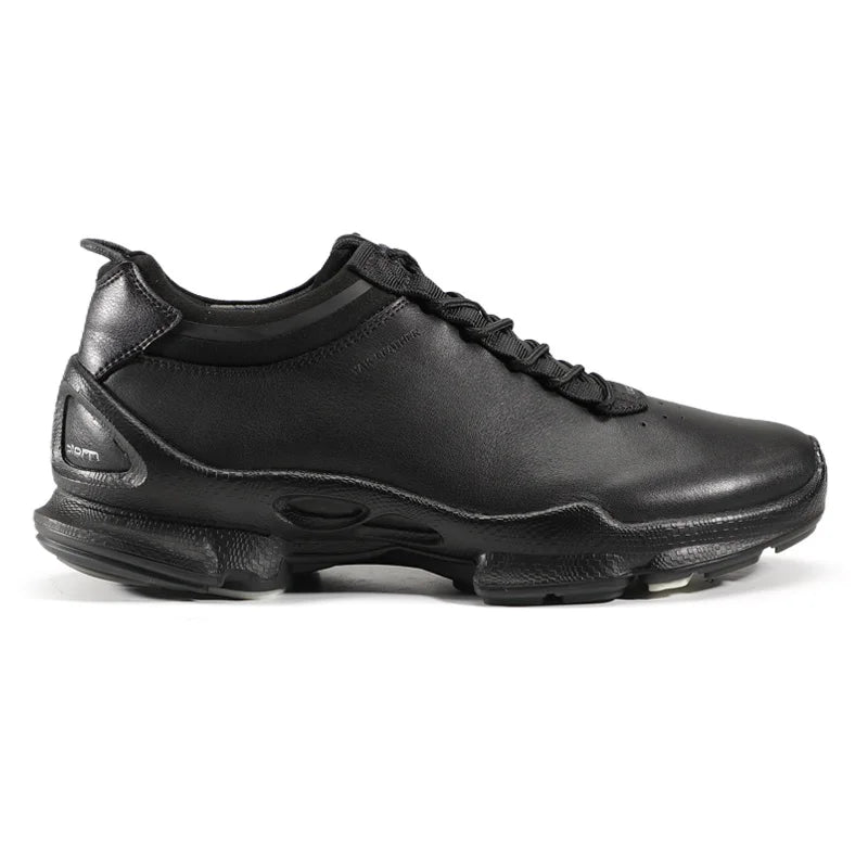 Natural Genuine Leather Shoes Men Athletic City Walk Casual Luxury Brand Cowhide Sneaker Stylish Business Office Training White