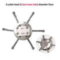 Weed Brush Head Steel Wire Wheel Grass Trimmer Head Removal Moss Rust Lawn Mower Grass Brush Disc Weed Brush Trimmer Heads