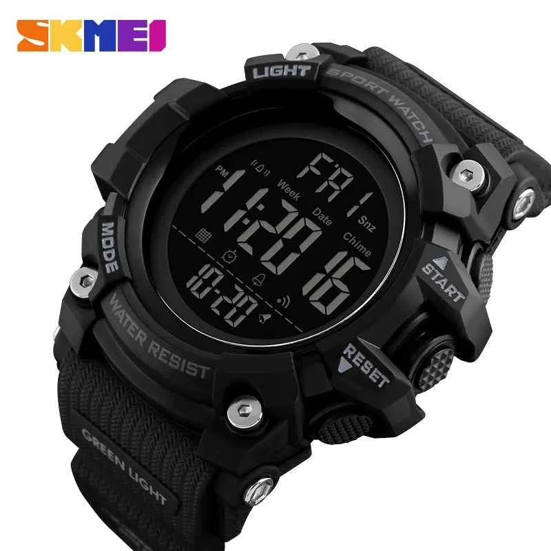 Men’s Digital Sport Watch – Stopwatch, Alarm & 5ATM