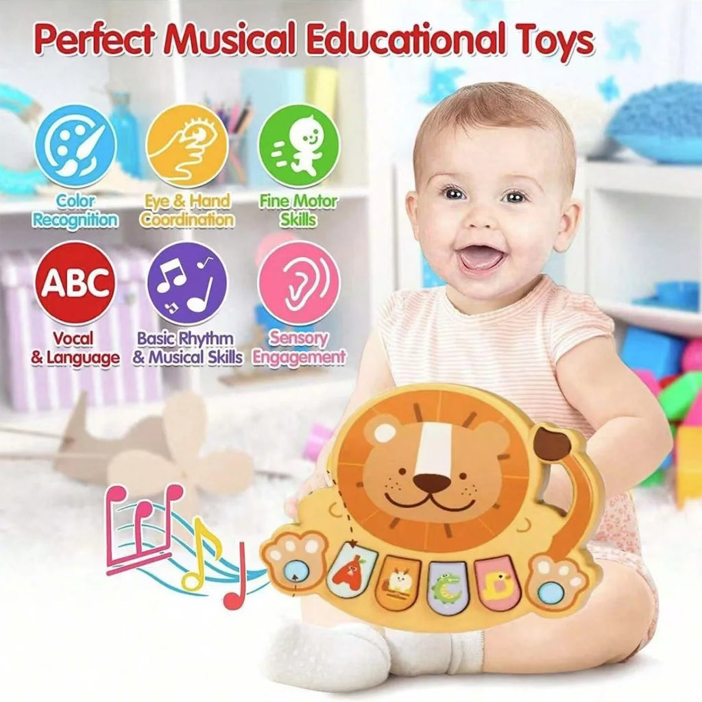 Kids Electronic Piano Toy Learning Music Animal Enlightenment Baby Toys Multifunctional Electronic Musical Instrument Toy Gifts
