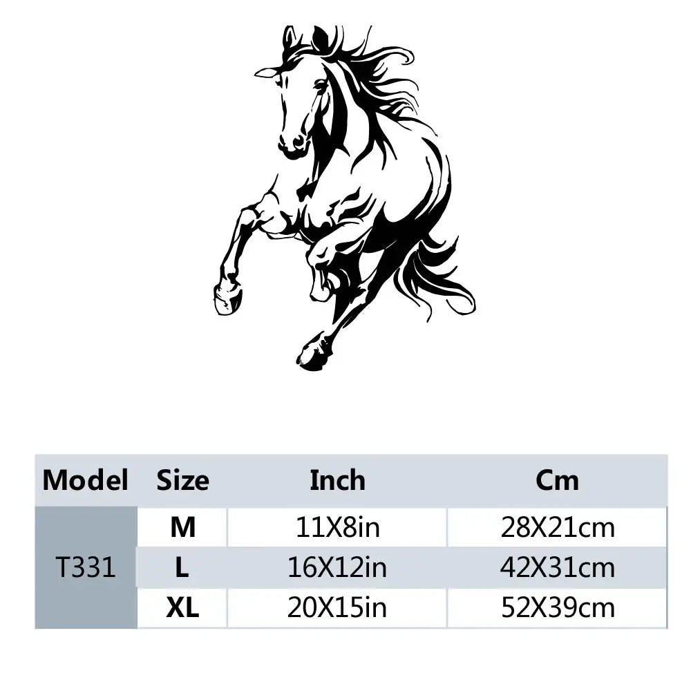 Horse Home Decoration Accessories For Bedroom Decoration Background Wall Art Decal Drop Shipping