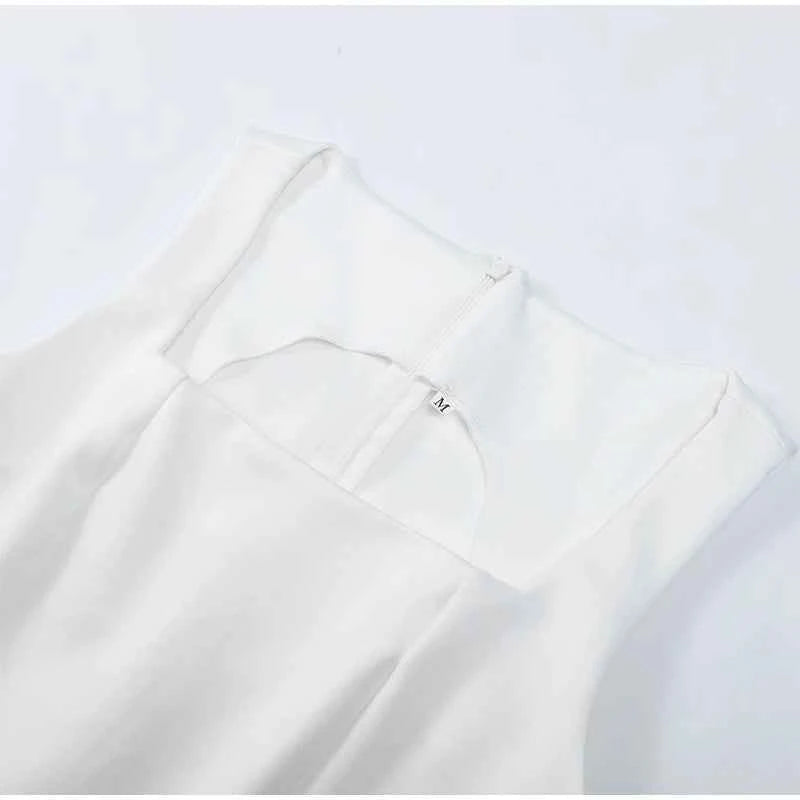 Cinching Waist Solid Mini Dresses Women Elegant Cap Sleeves Slim Fit Short A Line Dress 2025 New Summer Vacation Party Gowns
