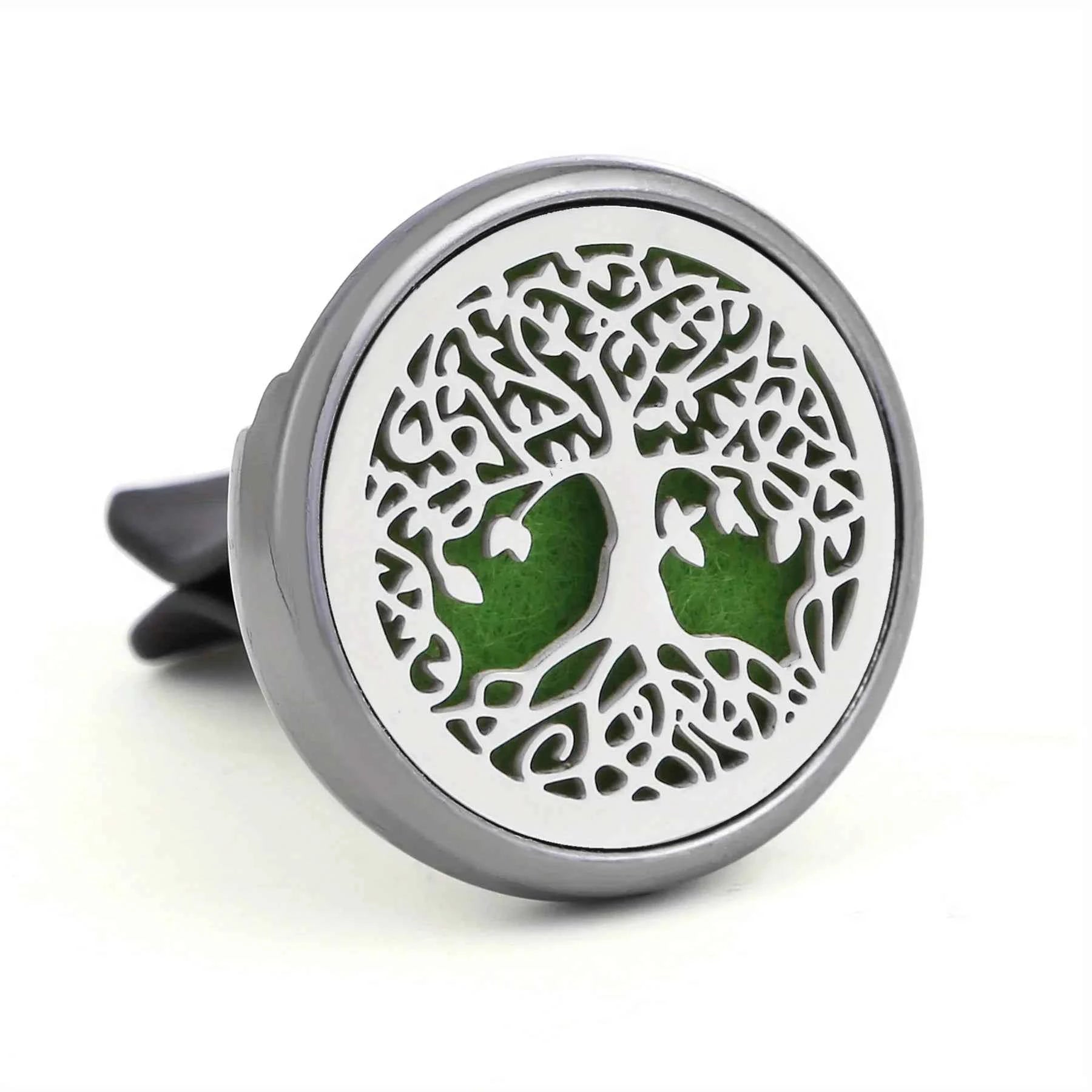 1PC Refillable Car Air Freshener Perfume Diffuser Clip with 10pcs Pads Auto Vent Interior Aromatherapy Diffuser