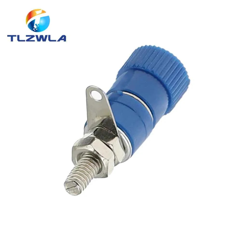 10PCS Terminal Blocks JS-919 4mm Amplifier Terminal Connector Binding Post Banana Plug Jack Mount