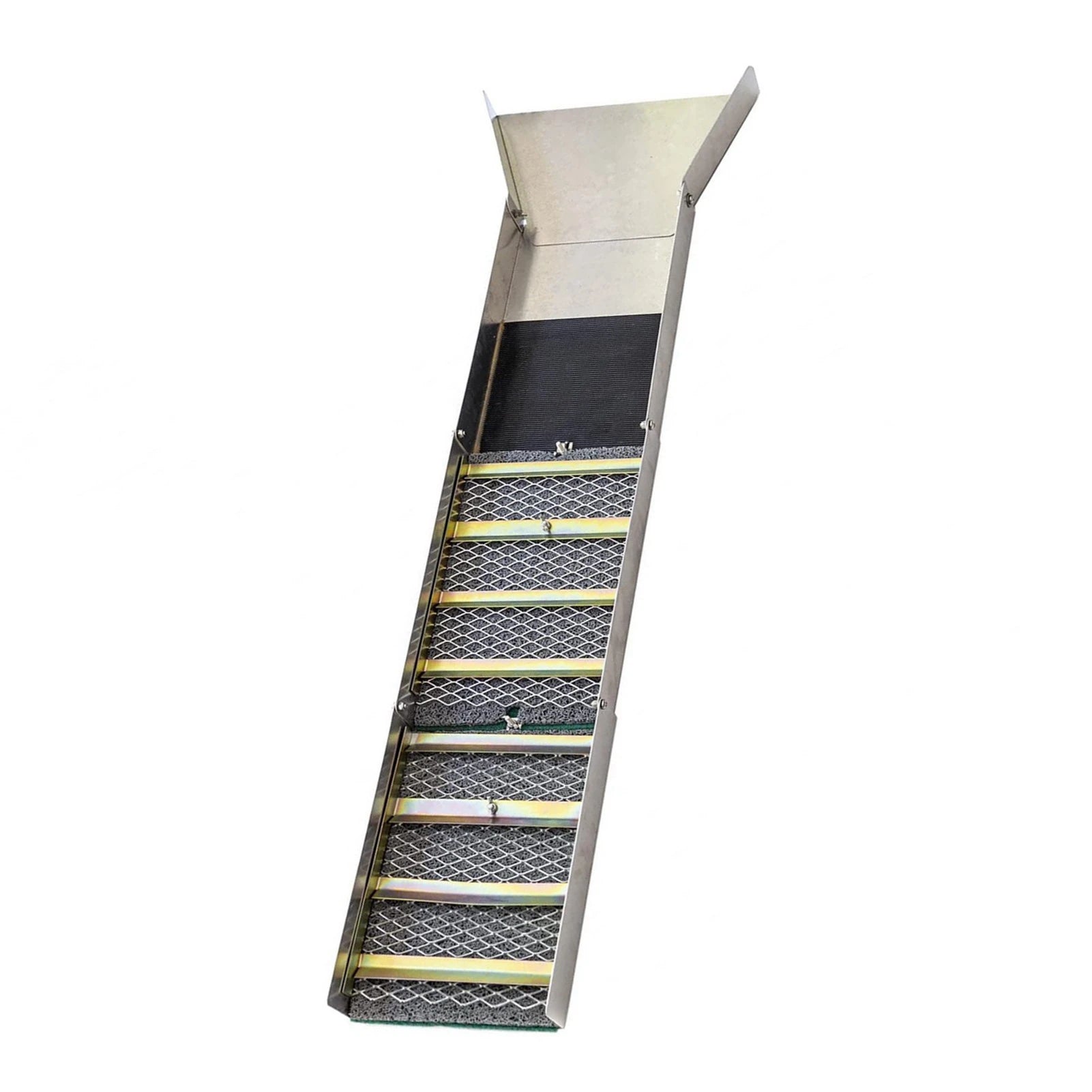 Folding Gold Sluice Box Aluminum Alloy Portable Sluice Box for Gold Mining Chute Panning Prospecting Recovery Tool