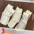 3Pairs/Lot Baby Girls Knee High Socks Long Kids Soft Lace Stuff Princess Sock Ruffle 2-12Years  Cute Girl Socks