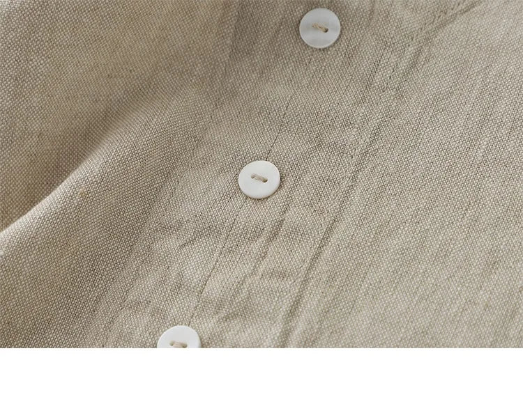 2026 New Women's Cotton Linen Sleeveless Dress Casual V Neck Button Down Loose Midi Dresses for Summer Women's Casual Dresses