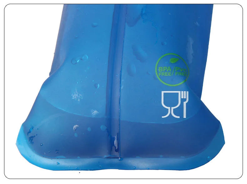 250ML/500ML Water Bottle Folding Soft Flask Sport Water Bottle Water Bag Collapsible Water Bottle Running Camping Hiking