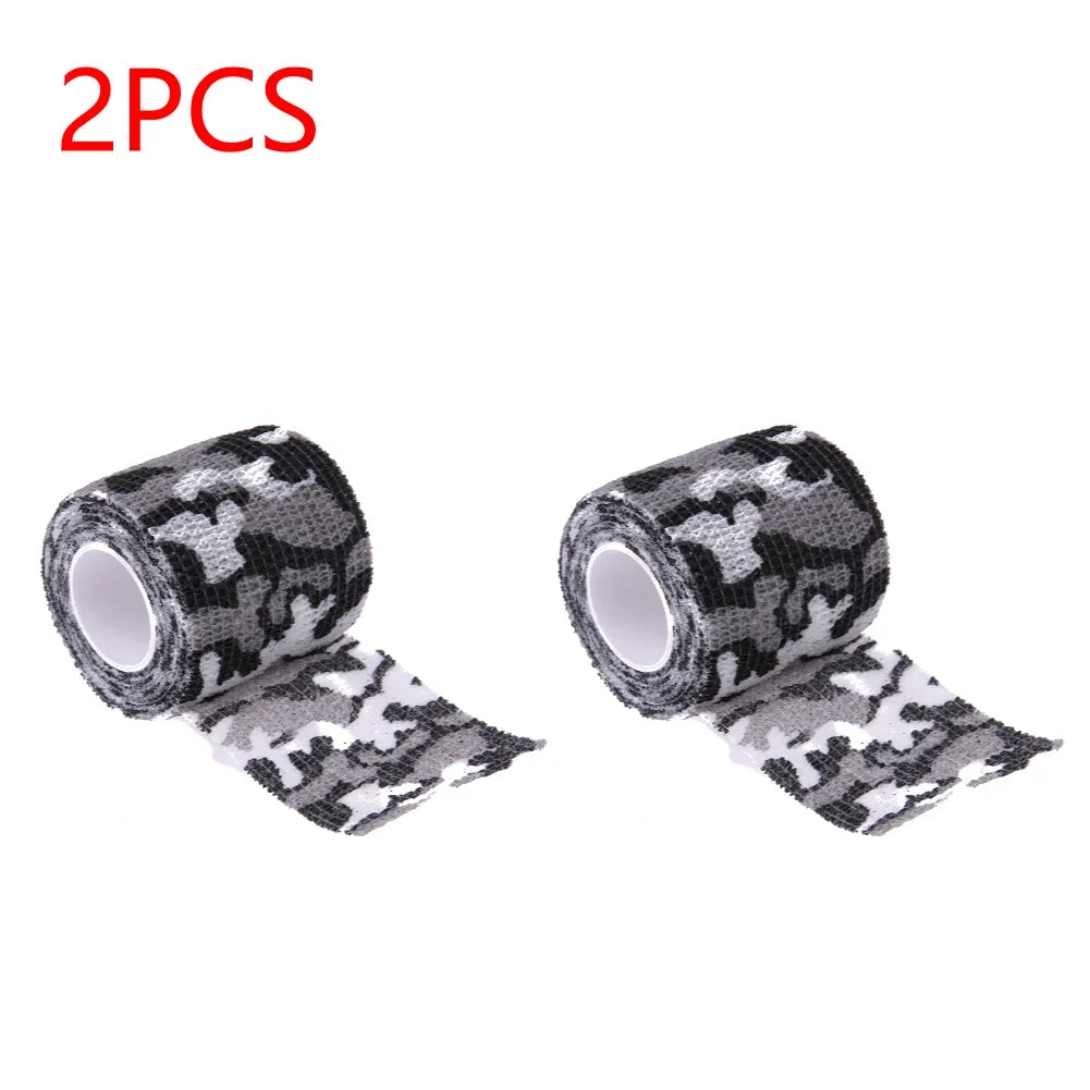 Camouflage Invisible Tape Camo Form Self Cling Camo Hunting Rifle Fabric Tape Wrap Camouflage Tape Outdoor Camping Accessories