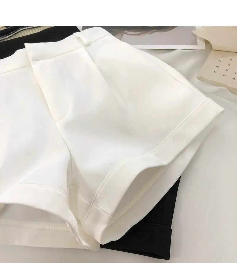 Women Shorts All-match Fashion New Arrival Solid Summer Casual Slim High Waist Korean Style Young Comfortable Daily Shopper Fit