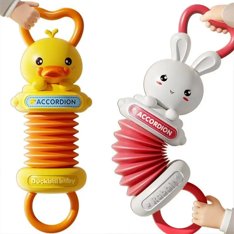 Kids Accordion Toy, Mini Musical Instrument, Early Educational Brain Development, Portable Lightweight for Travel, Birthday Gift