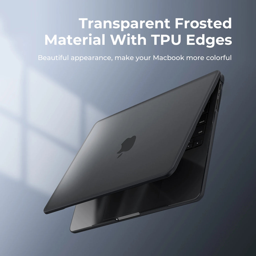 [MacBook Air 13 Case] TPU Soft Edge 2025 M4 Laptop Case For MacBook Air 15.3,Air 13.6 Case M4 M3 M2 For Macbook Pro 14'' M5 2025