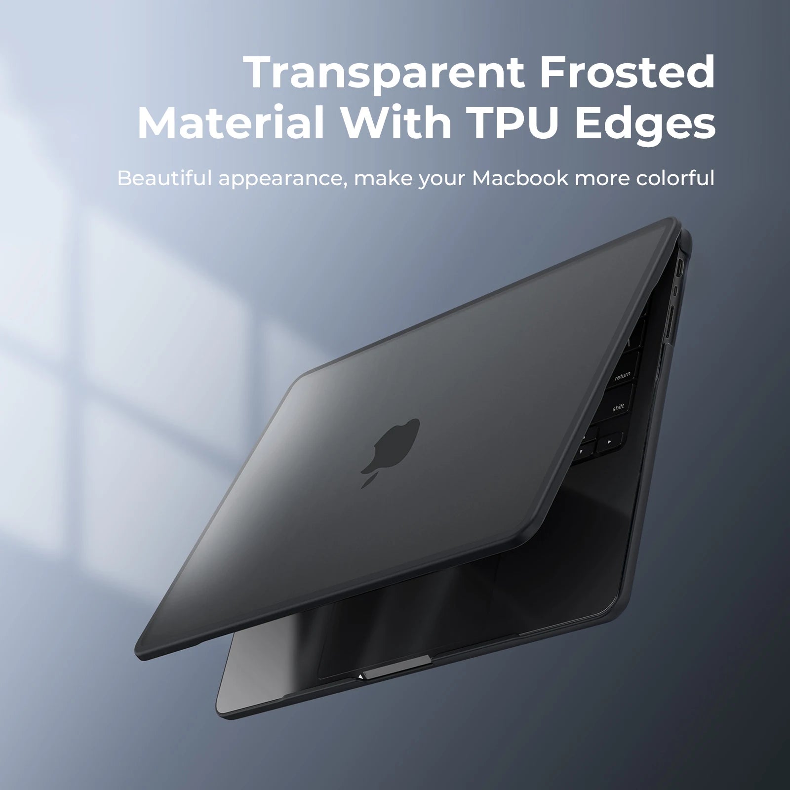 [MacBook Air 13 Case] TPU Soft Edge 2025 M4 Laptop Case For MacBook Air 15.3,Air 13.6 Case M4 M3 M2 For Macbook Pro 14'' M5 2025