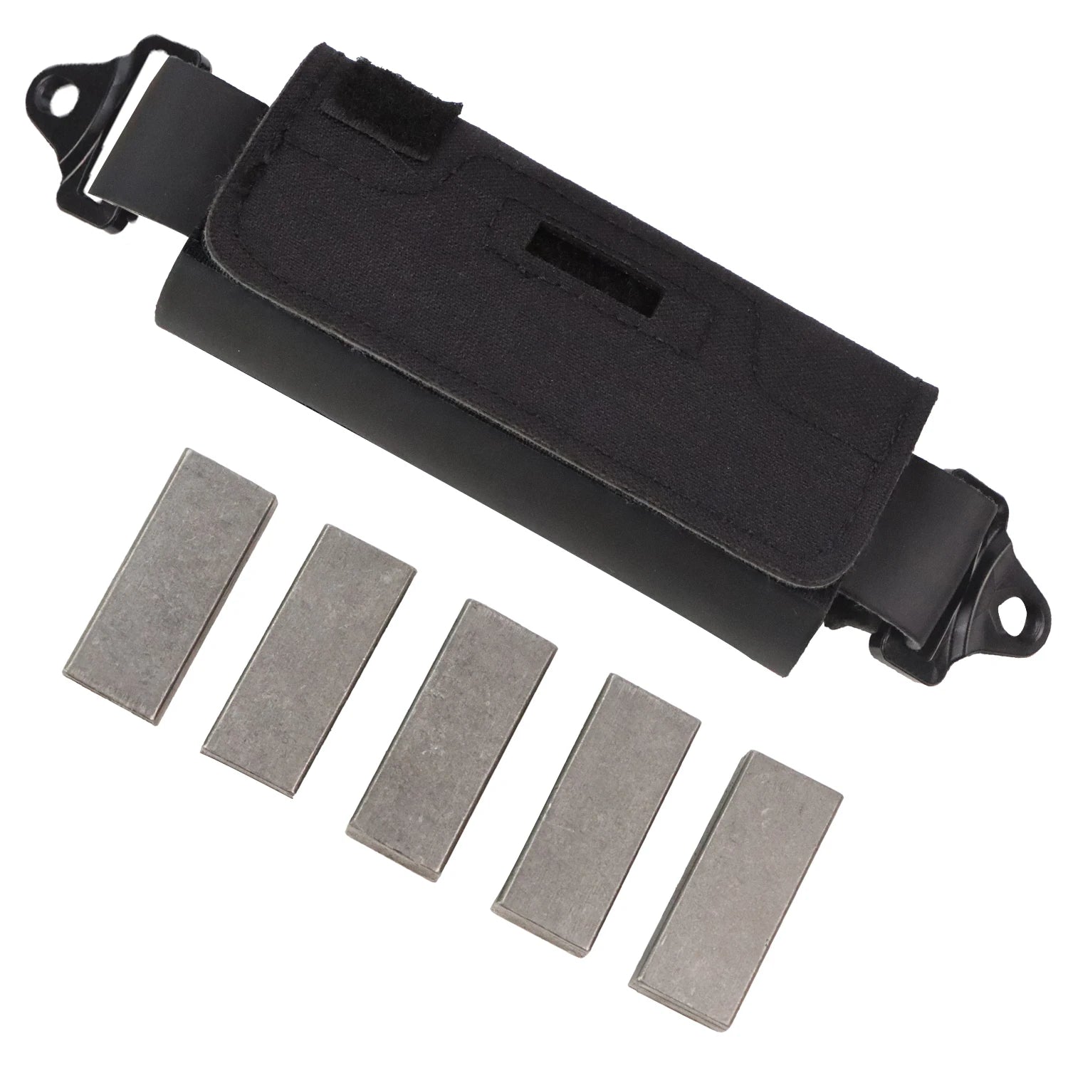 BOOIU Airsoft Tactical Helmet NVG Counterweight Pouch with 5 Counter Blocks for OPS Core Fast BJ PJ MH Helmet Accessory