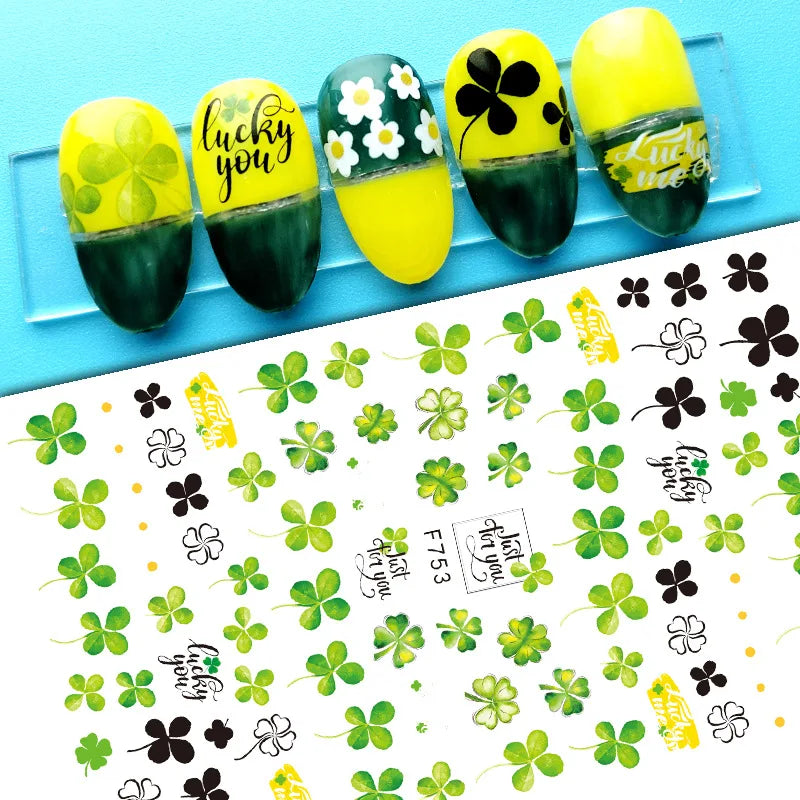 3D Dandelion Peach Blossom Maple Leaf Nail Sticker Nail Art Decoration Color Flower Nail Decal Nail Art Supplies Nail Parts