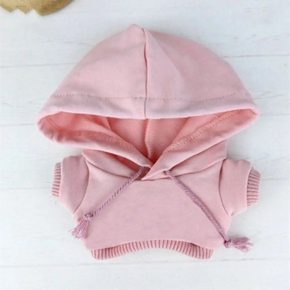 New Multicolor Handmade Hoodies For 10cm Cotton Dolls Fashion Casual Wear Sweatshirt Outfits Cute Dolls Tops Dolls Accessories