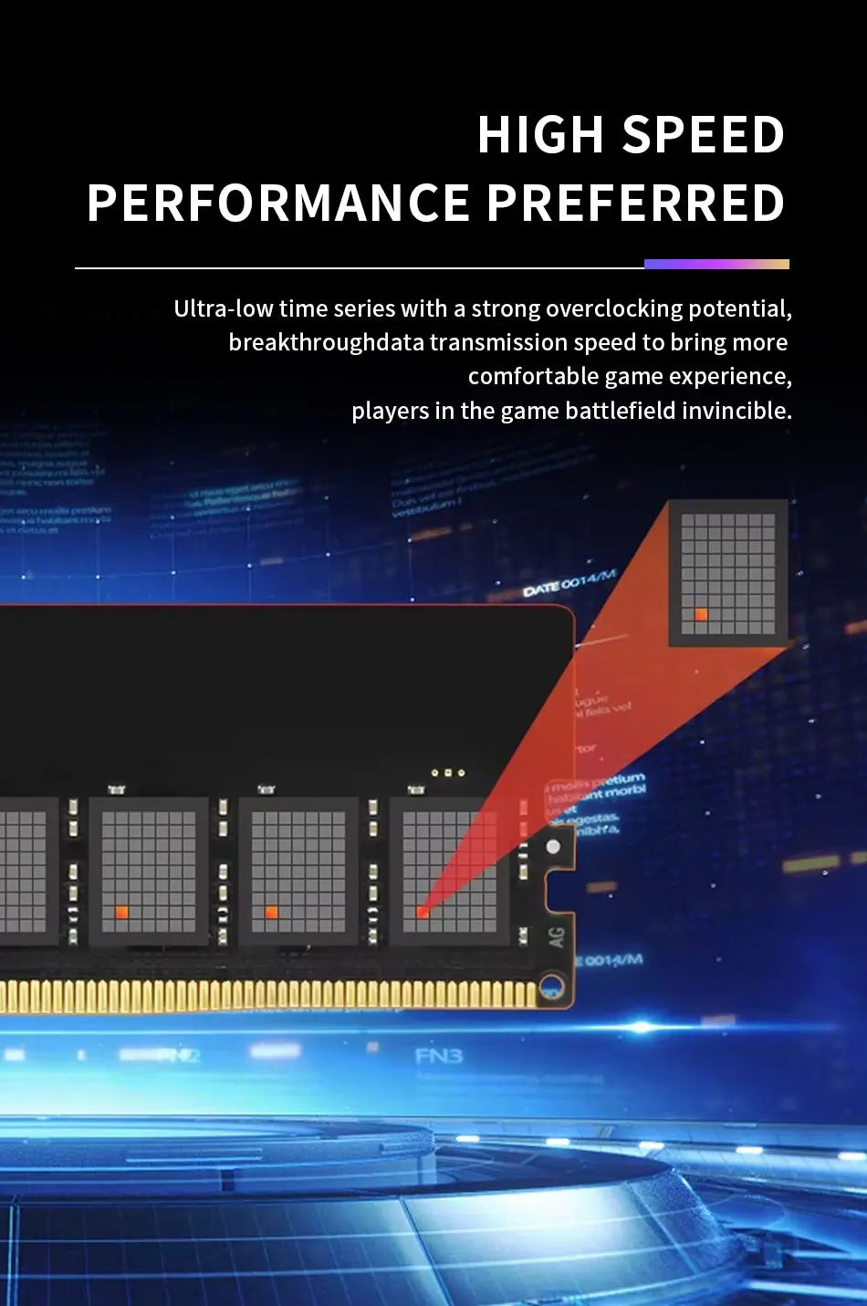 ENVINDA Memoria Ram DDR4 8gb 16gb 2666mhz 3200mhz DDR4 Desktop Memory 288pin Udimm XMP2.0 Heatsink for Motherboar