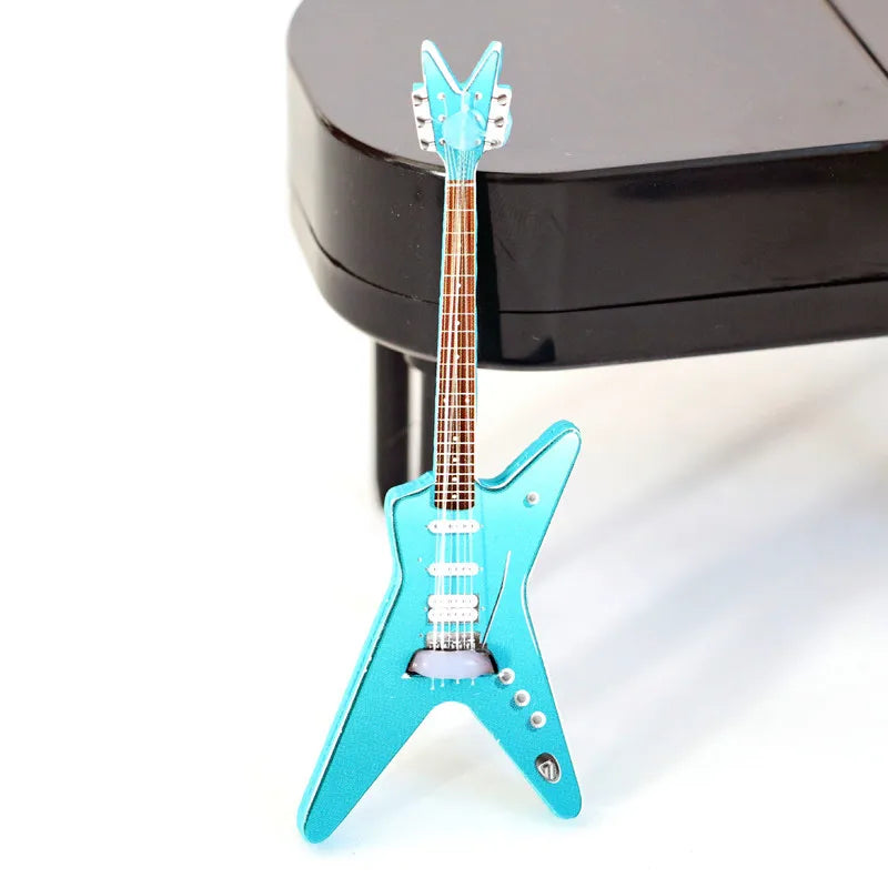 1/6 Dollhouse Miniature Musical Instrument Guitar Toys Model for Blyth ob11 Dolls House Decoration Accessories