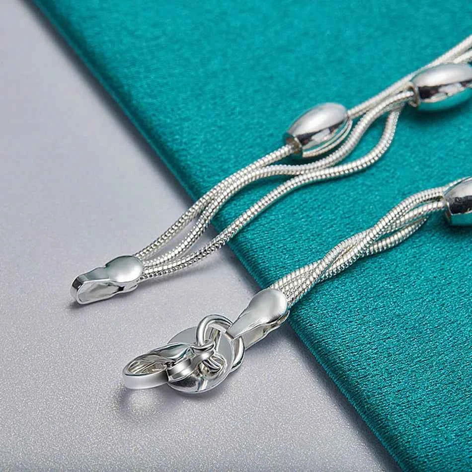 Silver color bracelet chain fashion design product beautiful Jewelry High quality Bracelet bead for women lady wedding