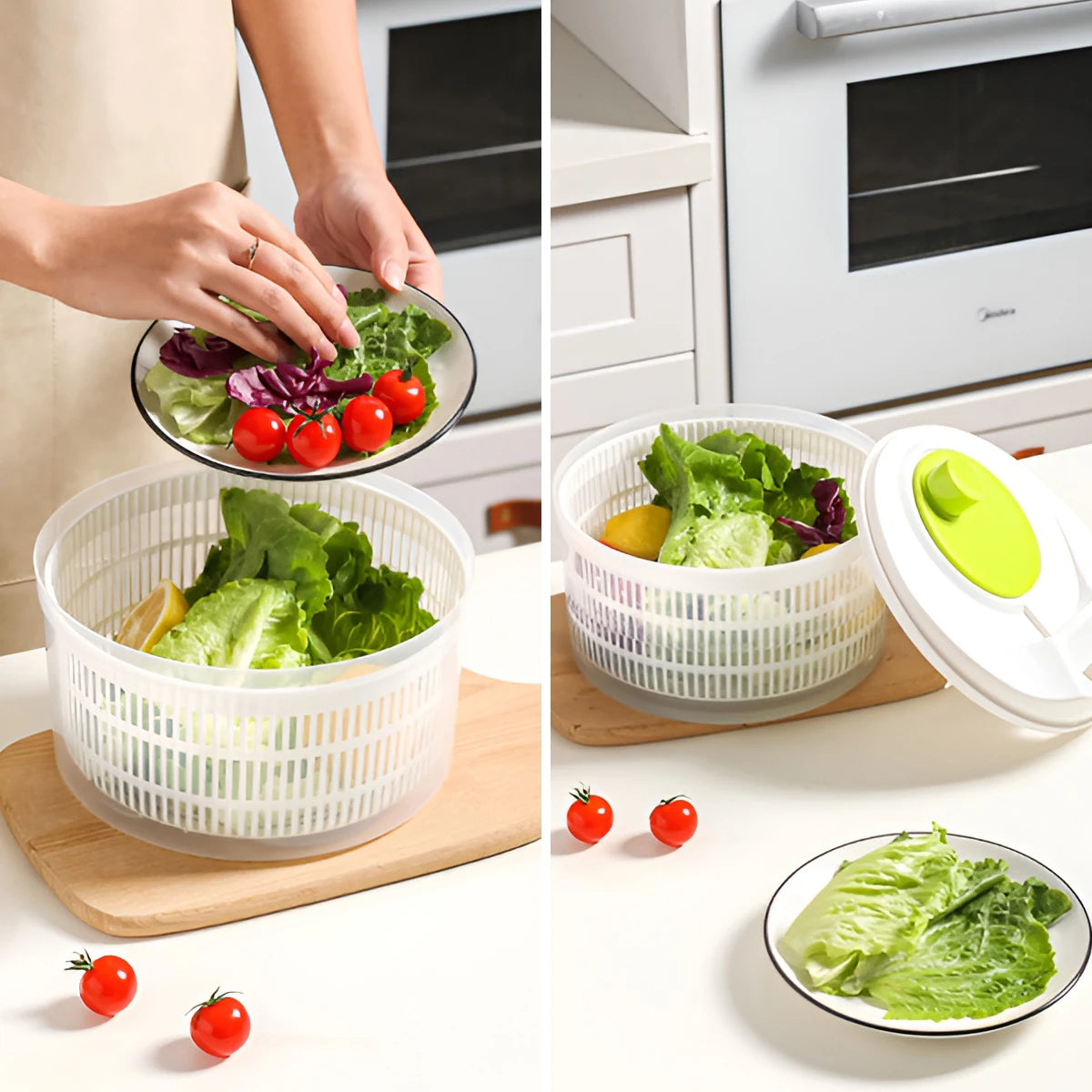Home Vegetable Dehydrator Two-in-One Dehydrator and Cutter with Drain Basket Fruit Dehydration Basket Kitchen Gadget Home Use