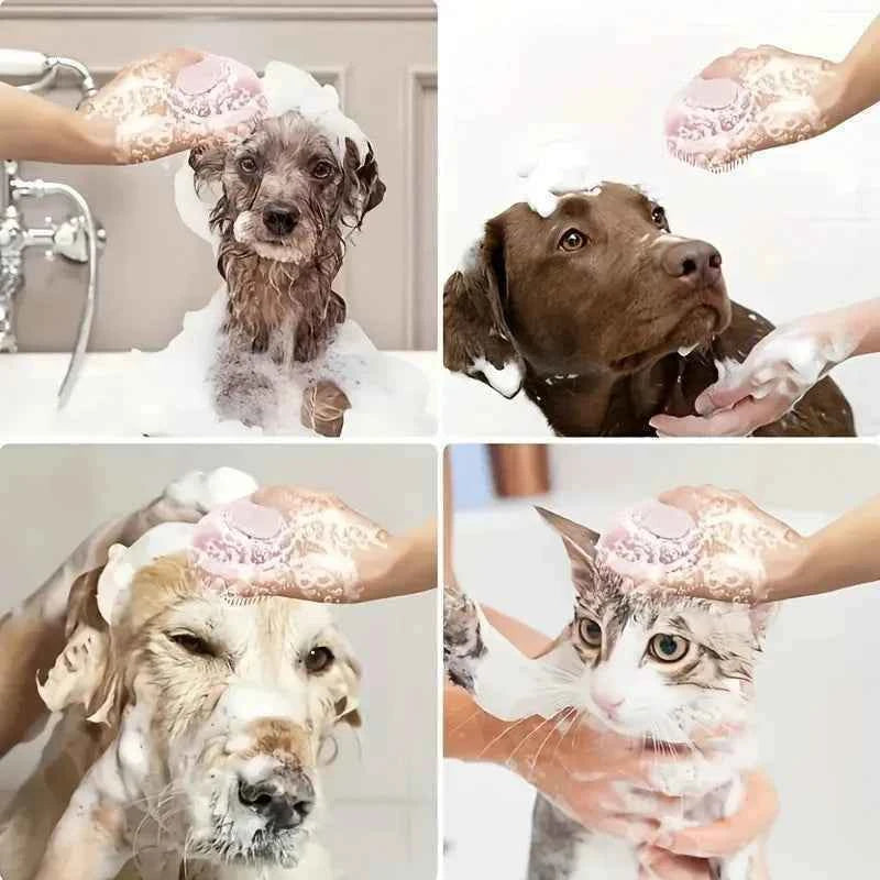 Commercial Pet Grooming Bath Tool, Durable for Deshedding. 8.5cm, Silicone, for Salon Use, Time Saver
