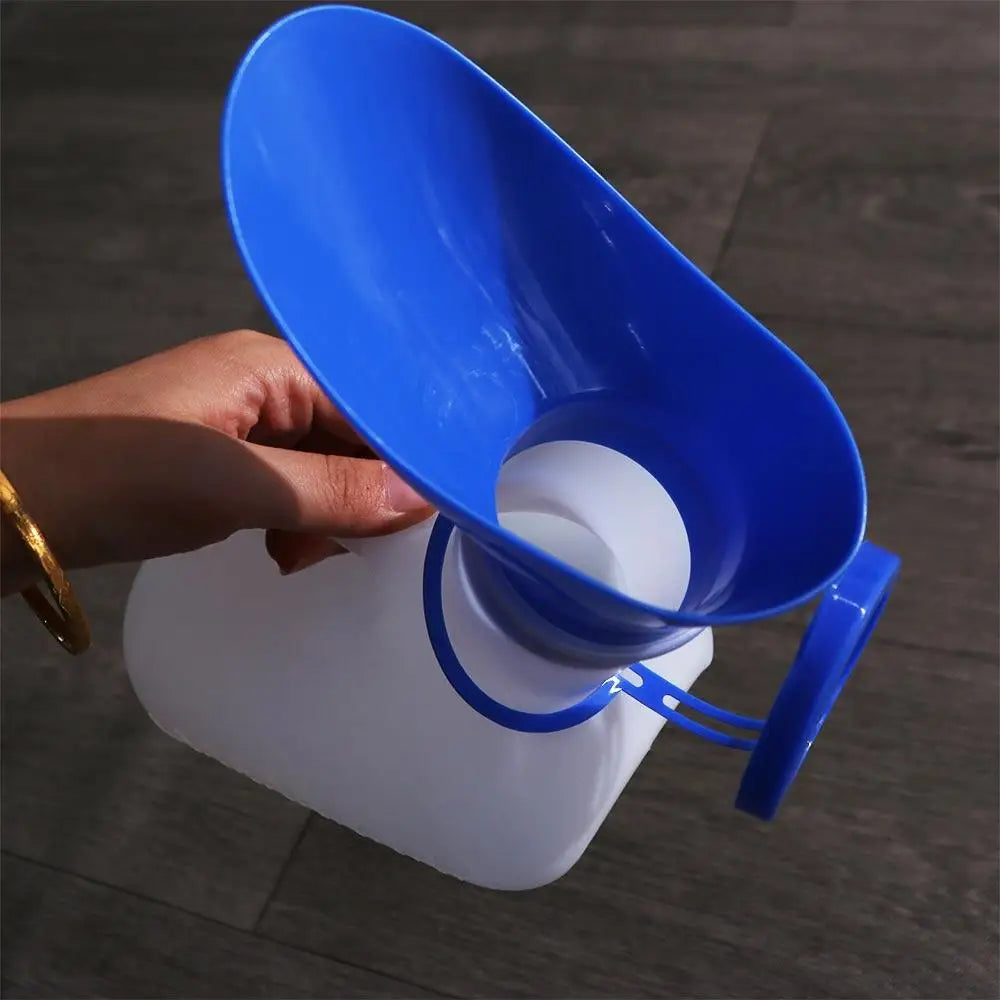 Camping Accessories 1000ml Mobile Toilet Pee Storage Tool Pee Bottle Journey Urinal Thicken Plastic Car Urine Bottle Female Male
