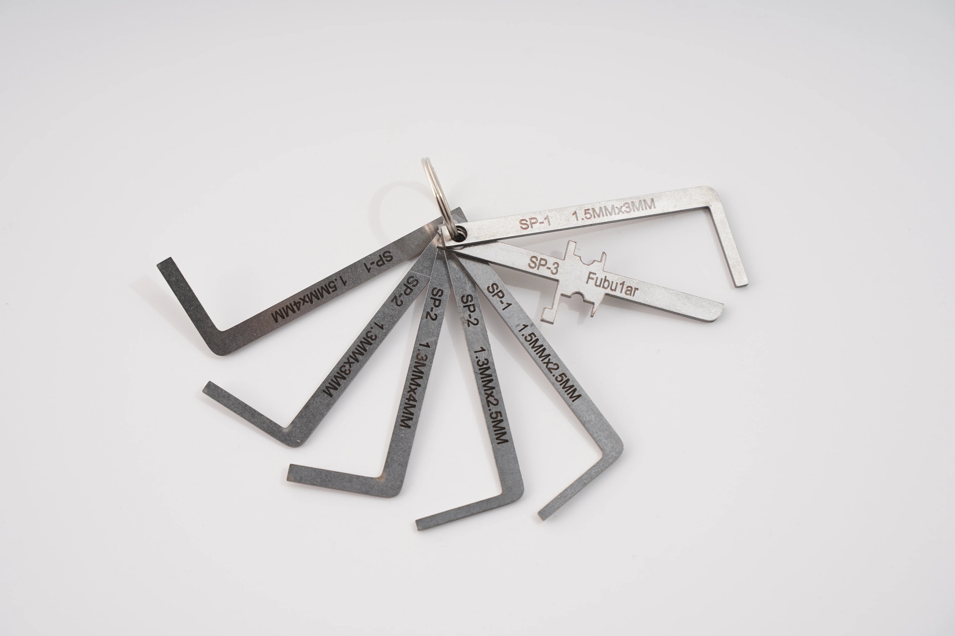 Locksmith Push Rod Tension Wrench Tools for Lock,Comb Lock Tools Portable Pocket Tools