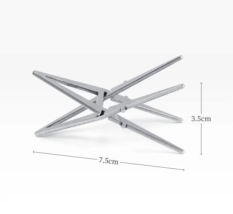  Alcohol Stove Pot Stand Portable Water Kettle Holder Detachable Four-corner Kettle Bracket Outdoor Camping Accessories Tool