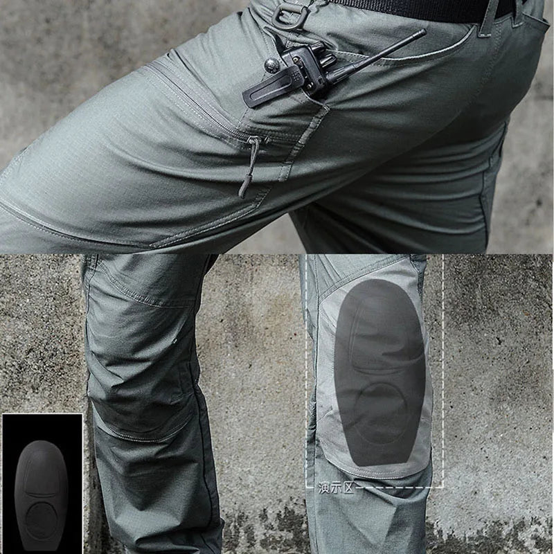 High Quality Men's Tactical Pants Arisoft Waterproof Multiple Pockets Cargo Pant Men Clothing Tooling Trousers A2F311