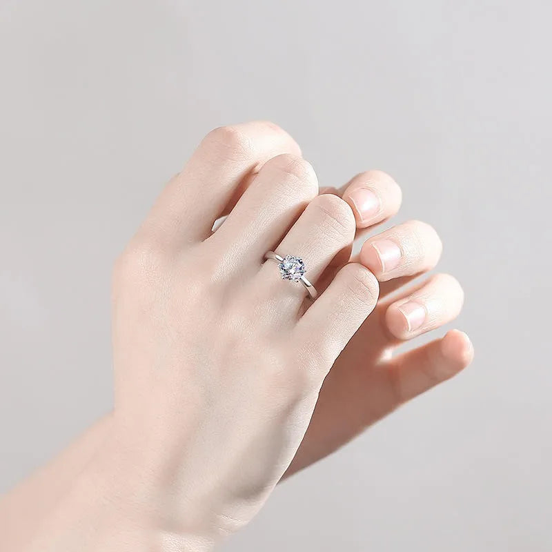 Indian Supplier Moissanite Diamond Ring 18K Gold Plated Fine Jewelry for Bridal Engagement Available For Sale