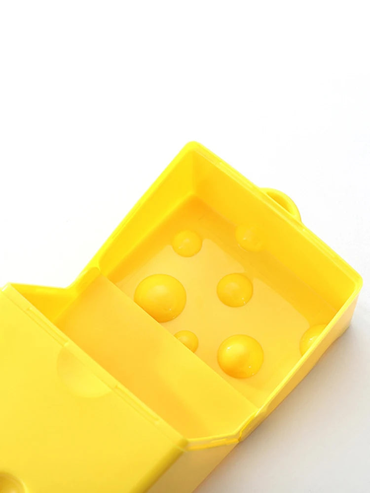 Clamshell Cheese Box, Household Kitchen Crisper, Butter, Cheese, Cheese Packaging Storage Box, Refrigerator Food Crisper Box