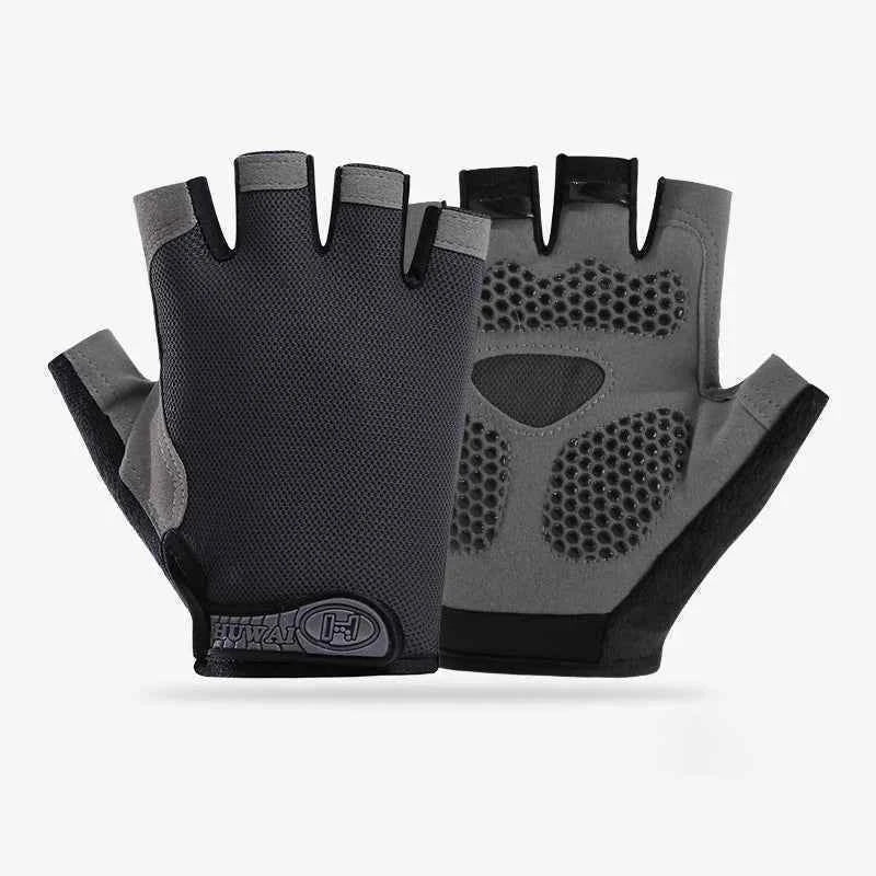 Anti-Slip Breathable Workout Gloves, Fingerless Fitness Training Gym Gloves for Men Women Bodybuilding Cycling Exercise