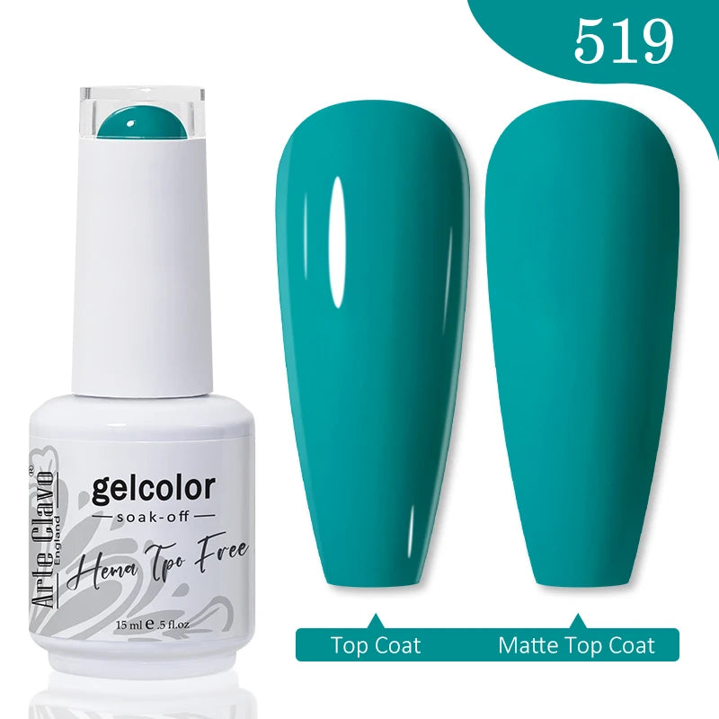 Arte Clavo TPO HEMA FREE Top Quality Discount Price 131 Colors Nail Gel Polish New Formula Nail Gel 15ml Bottle UV Gel Varnish