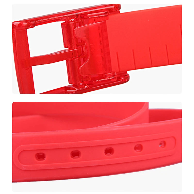 Candy Type Fashion Men And Women Lovers General Belt Silica Gel Plastic Defence Allergy Environmental Protection