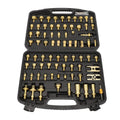 77Pcs Car Air Conditioning Leak Test Kit Brass Ac Leak Detection Tools Connector Repair Kit for Car Auto AC