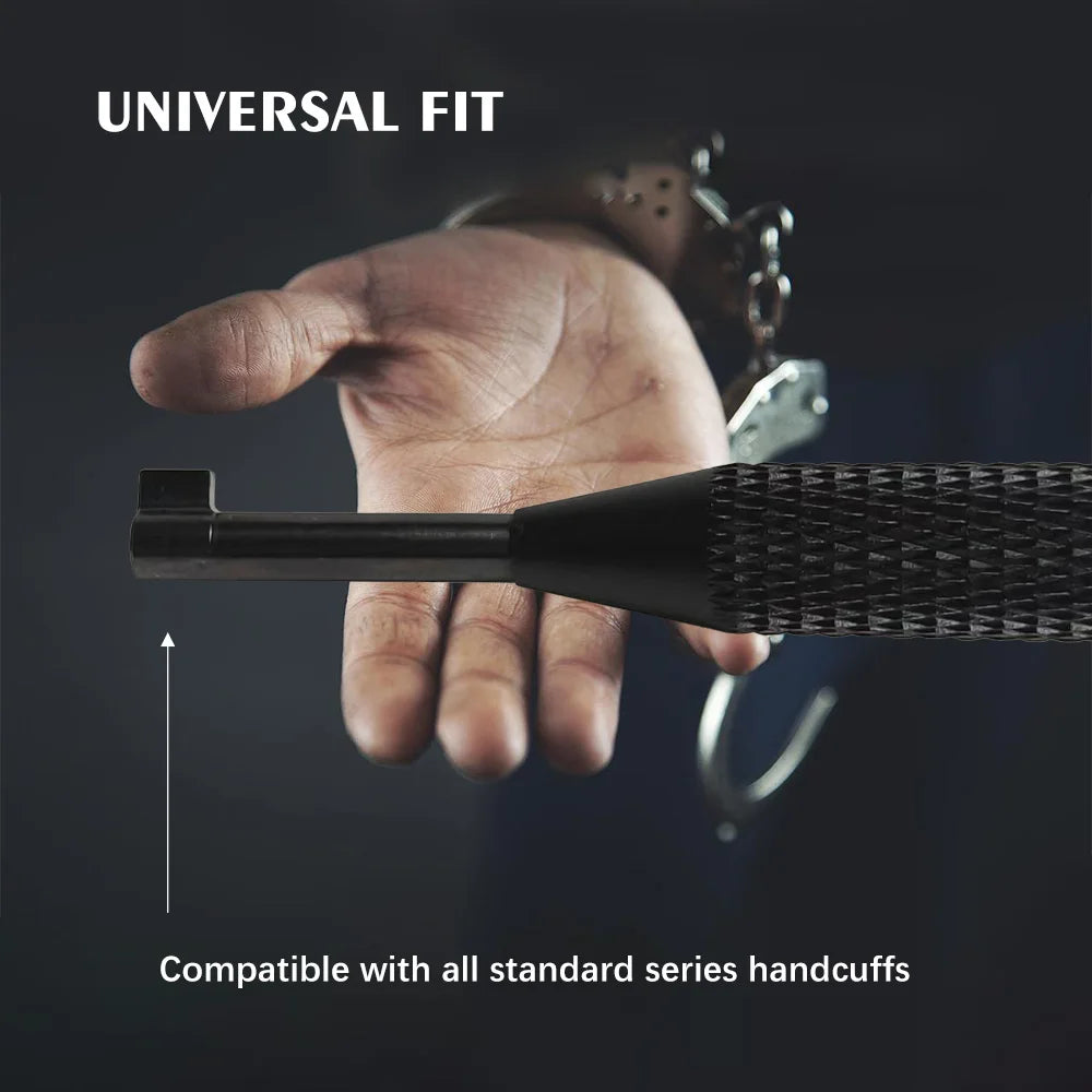 10/4/2Pcs Rotating Handcuff Key High Carbon Steel Alum Alloy w/Key Ring Fit Standard Police Cuffs