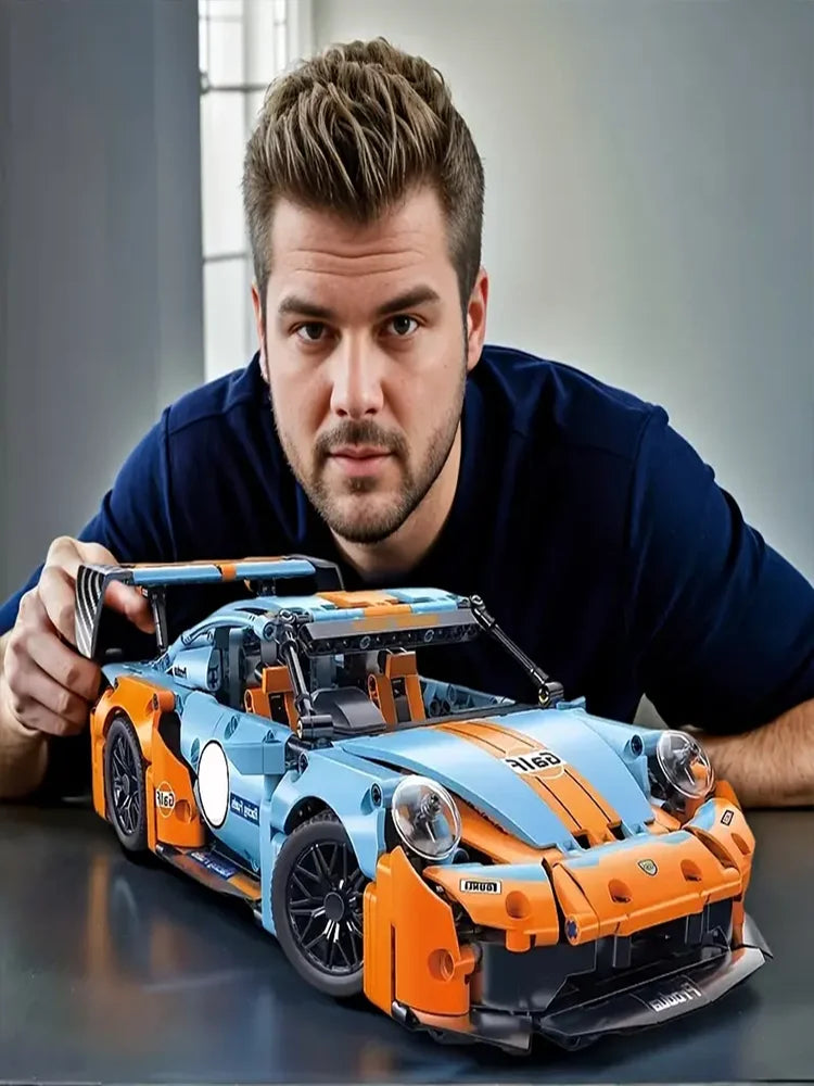 523pcs Building Blocks City Speed Car Festive Gift Giving Racing Vehicle with Super Racers Bricks Toys for Children Boy Gift