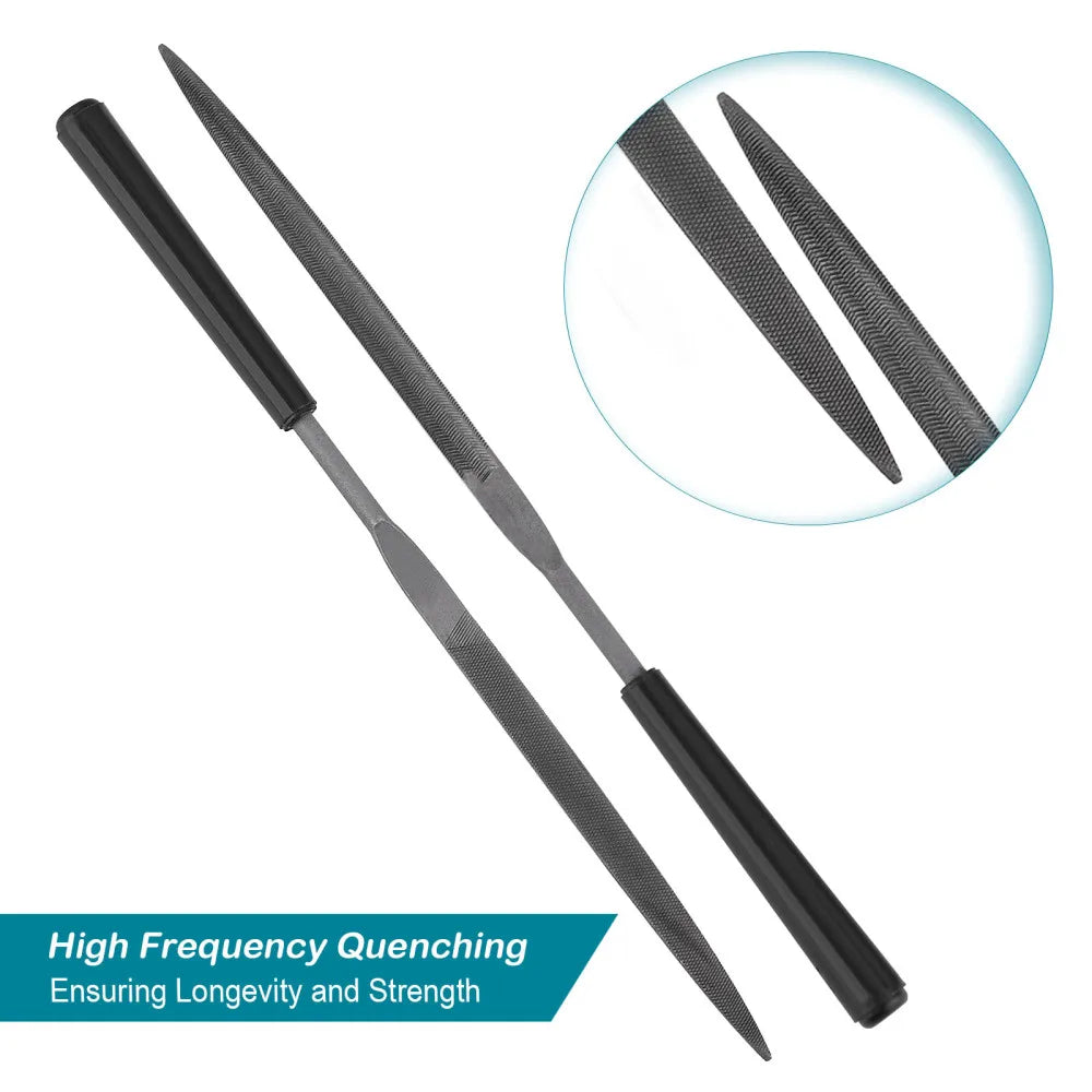 Metal File Set File Metal Polishing Manual File Tool Steel Files Metal Glass Stone Wood Carving Hand Epoxy Resin Mold DIY Tool