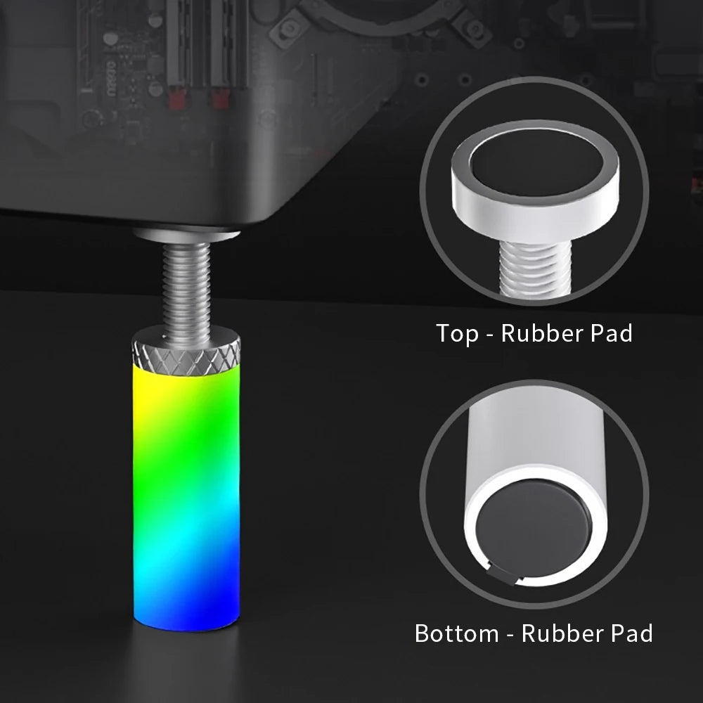 ARGB Graphics Card GPU Holder Adjustable Vertical Telescopic Rotating GPU Bracket Stand Aluminum Support GPU Video Card Holder
