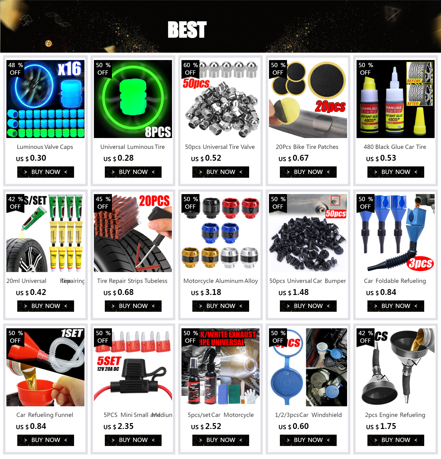 Auto Self-tapping Screw Clips U-clamp with Threaded Nut Clips Auto Fender Fastener Clips for Auto Motorcycle Scooter Parts